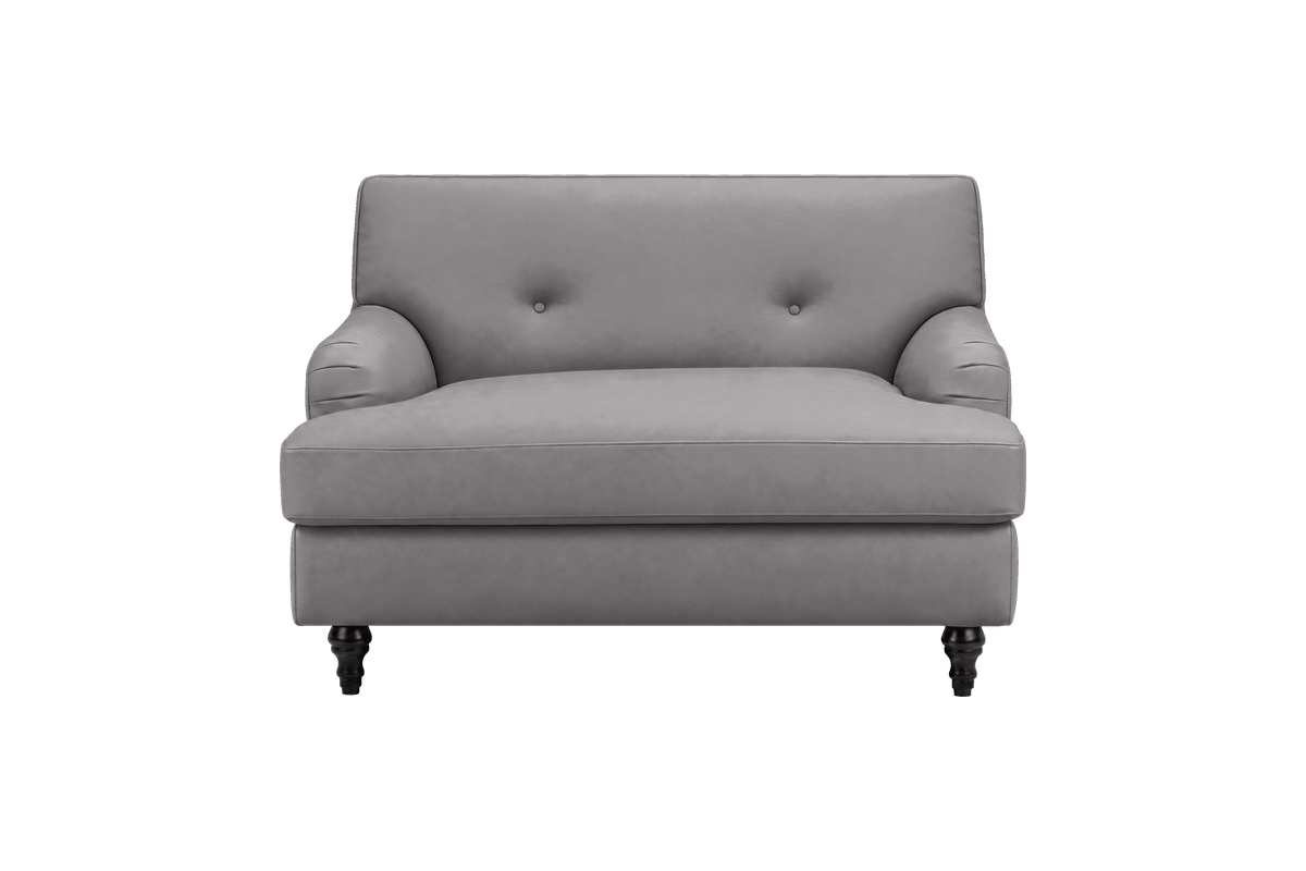 Senia Cuddle Chair in Dante Meteor