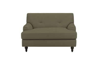 Senia Cuddle Chair in Felix Olive