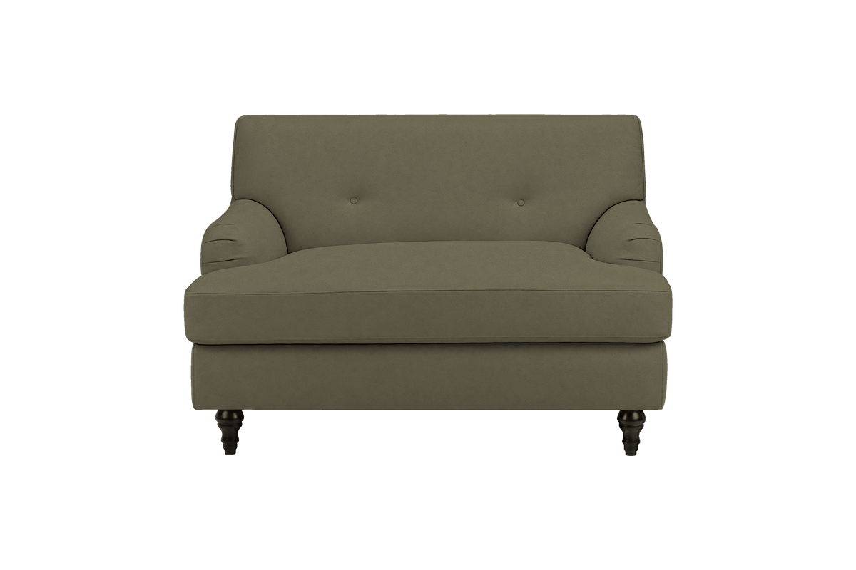 Senia Cuddle Chair in Felix Olive