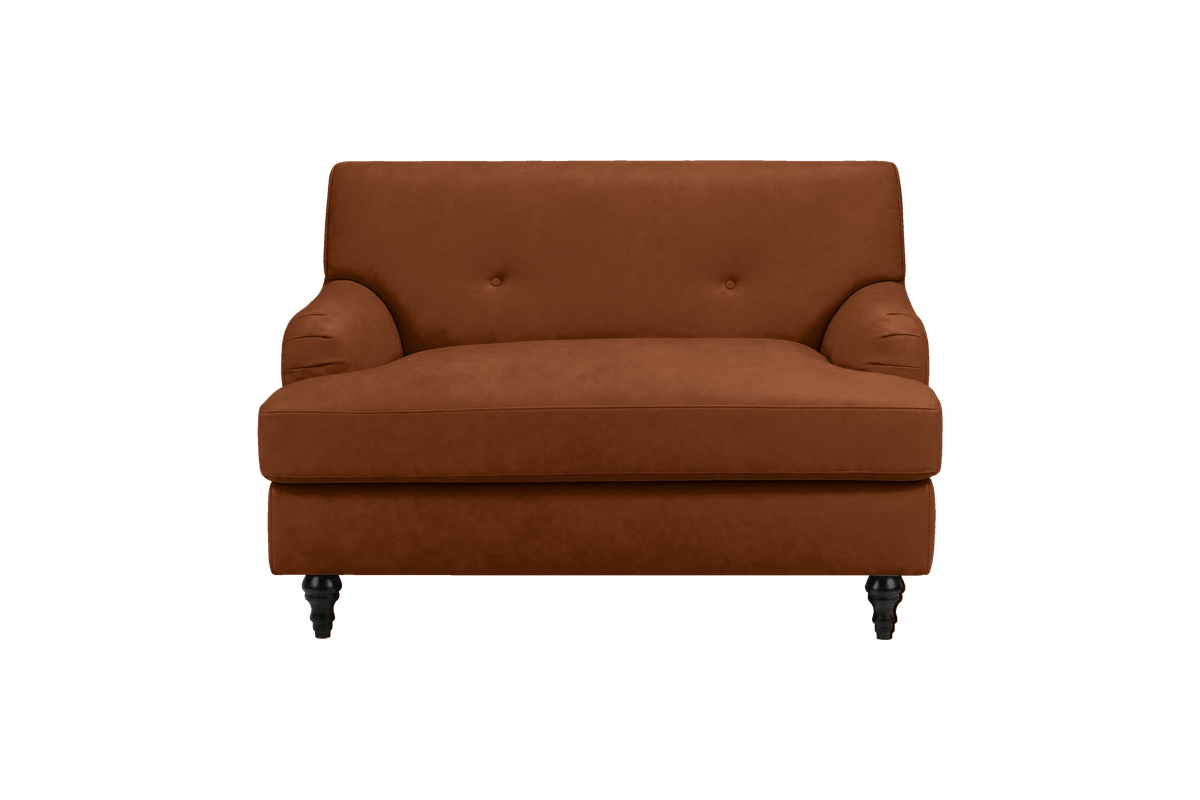 Senia Cuddle Chair in Marfa Pluto