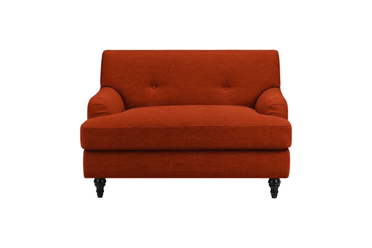 Senia Cuddle Chair in Roni Poppy
