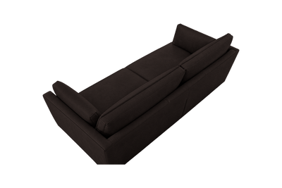 Stanley Large Sofa 2 Cushions in Dante Ebony