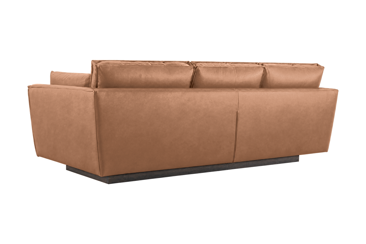 Stanley Large Sofa 3 Cushions in Momo Camel