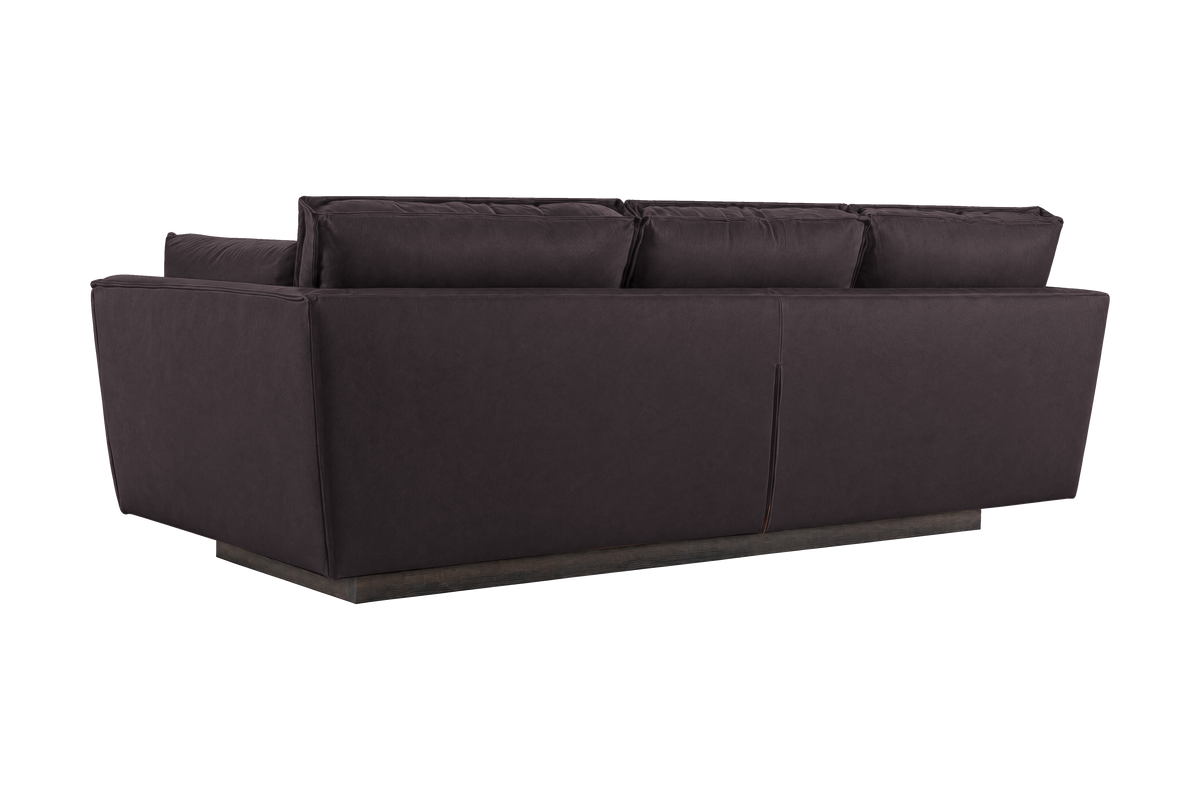 Stanley Large Sofa 3 Cushions in Dante Charcoal