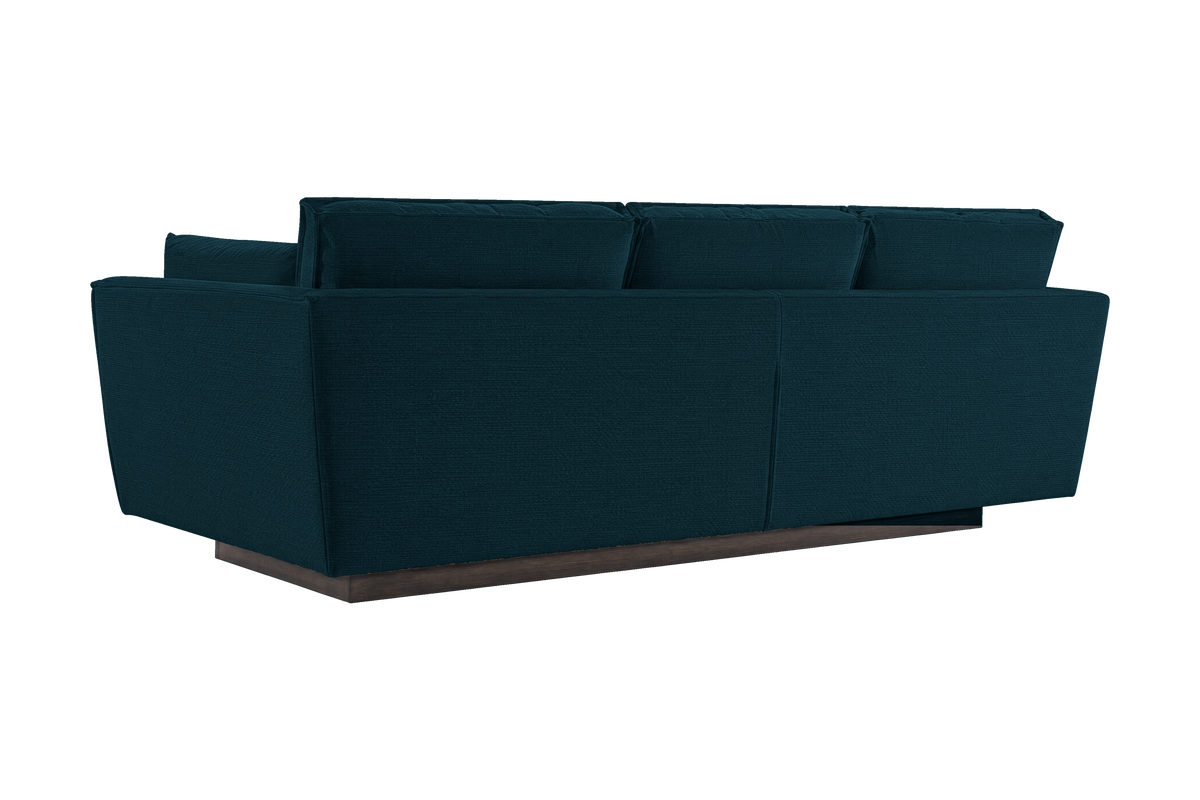 Stanley Large Sofa 3 Cushions in Roni Deep Lake