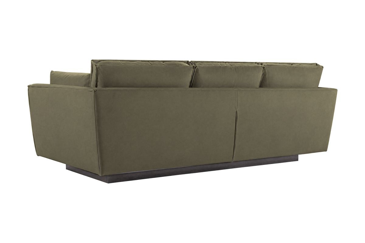 Stanley Large Sofa 3 Cushions in Felix Olive