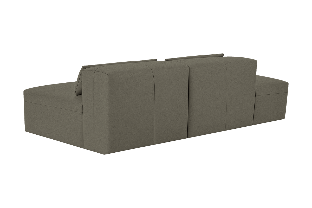 Jasmine Left Chaise Open Sofa in Felix Cos