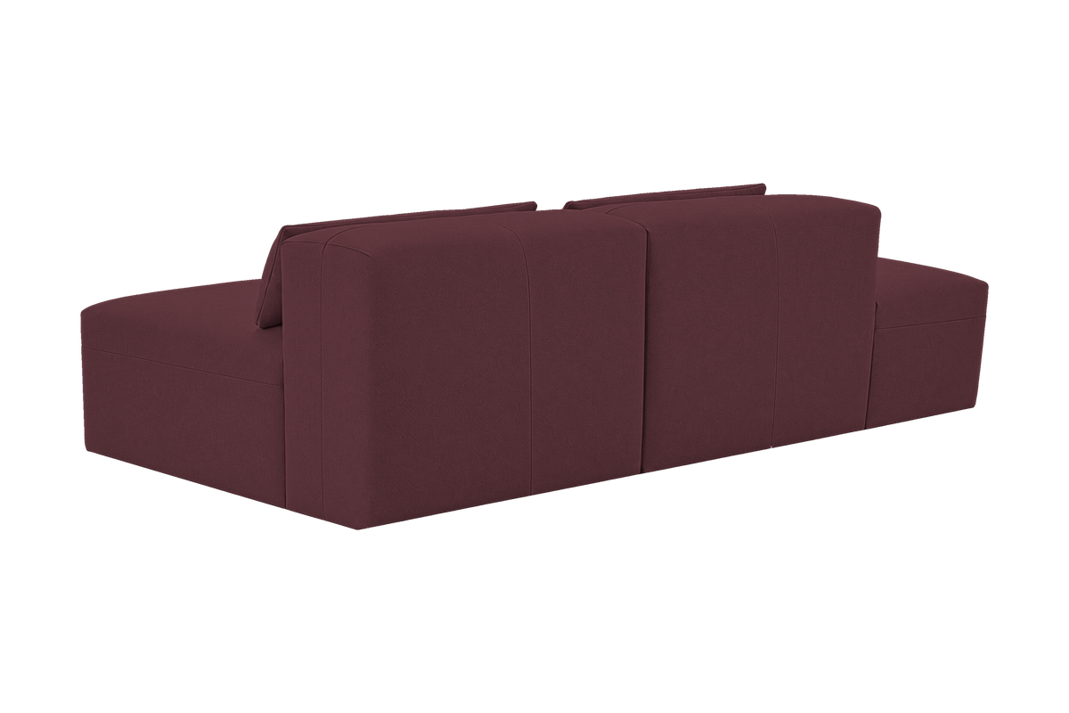 Jasmine Left Chaise Open Sofa in Fresco Figaro