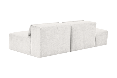 Jasmine Left Chaise Open Sofa in Mosquito Foam