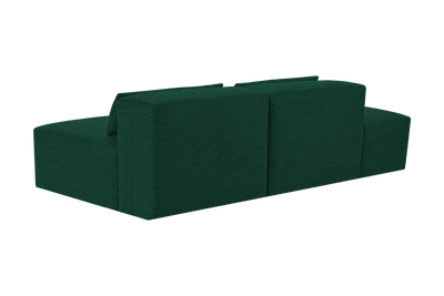 Jasmine Left Chaise Open Sofa in Roni Frog