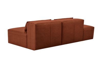 Jasmine Left Chaise Open Sofa in Momo Grower