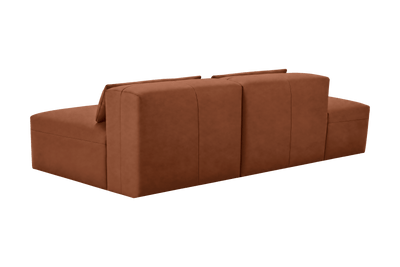 Jasmine Left Chaise Open Sofa in Dante Hazel
