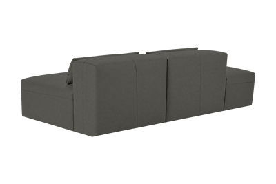 Jasmine Left Chaise Open Sofa in Felix Lola