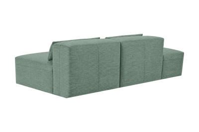 Jasmine Left Chaise Open Sofa in Roni Nane