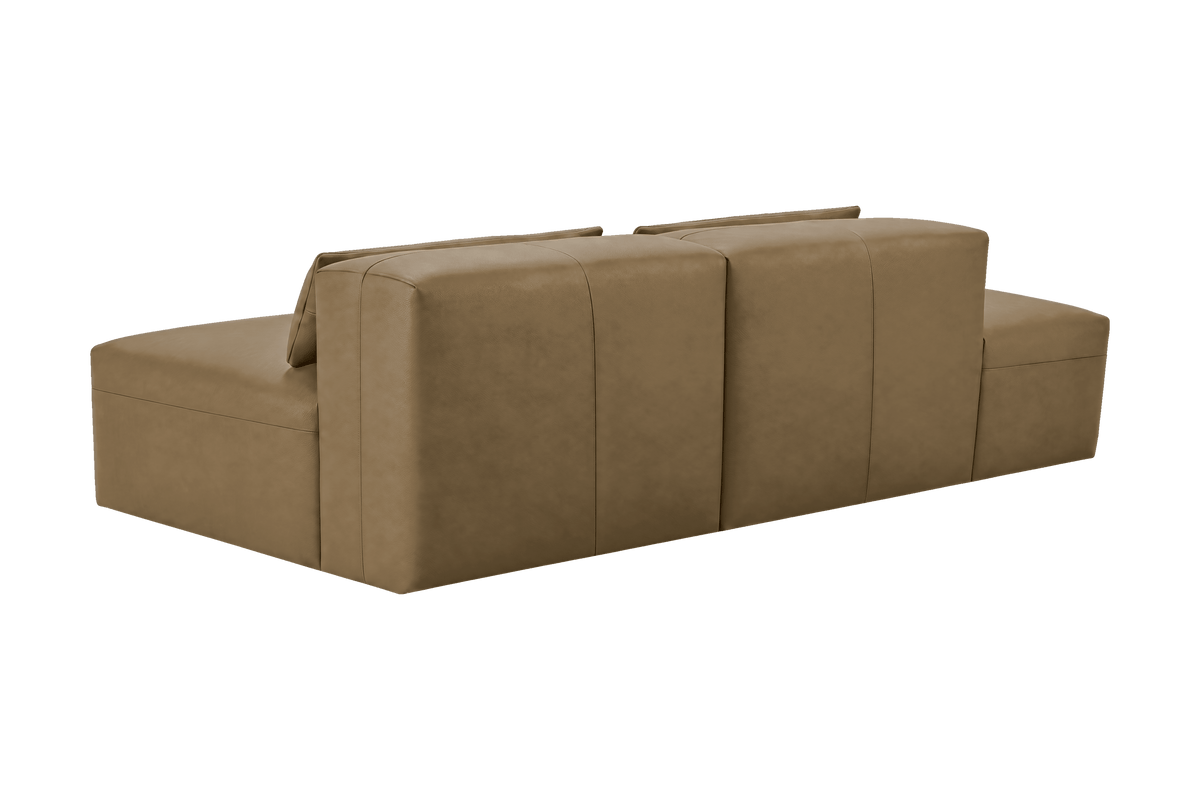 Jasmine Left Chaise Open Sofa in Momo Olivia