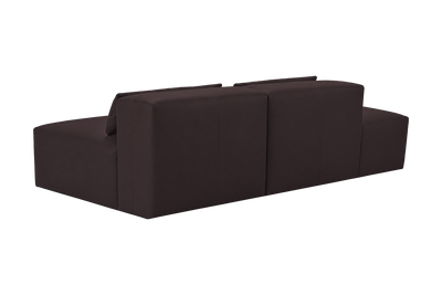 Jasmine Left Chaise Open Sofa in Momo Rollie
