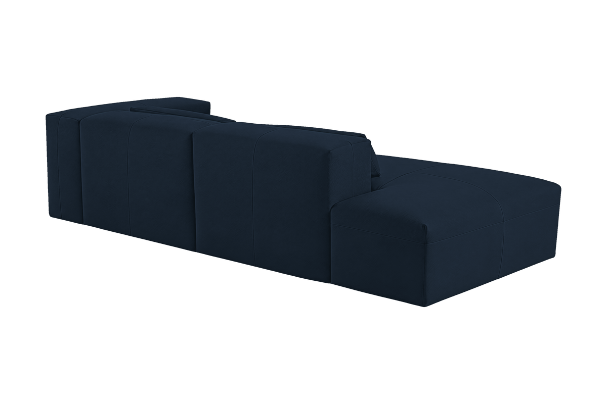 Jasmine Left Chaise Sofa in Dante Aqua
