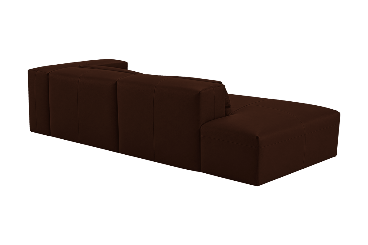 Jasmine Left Chaise Sofa in Momo Biscuit