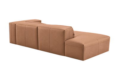 Jasmine Left Chaise Sofa in Momo Camel