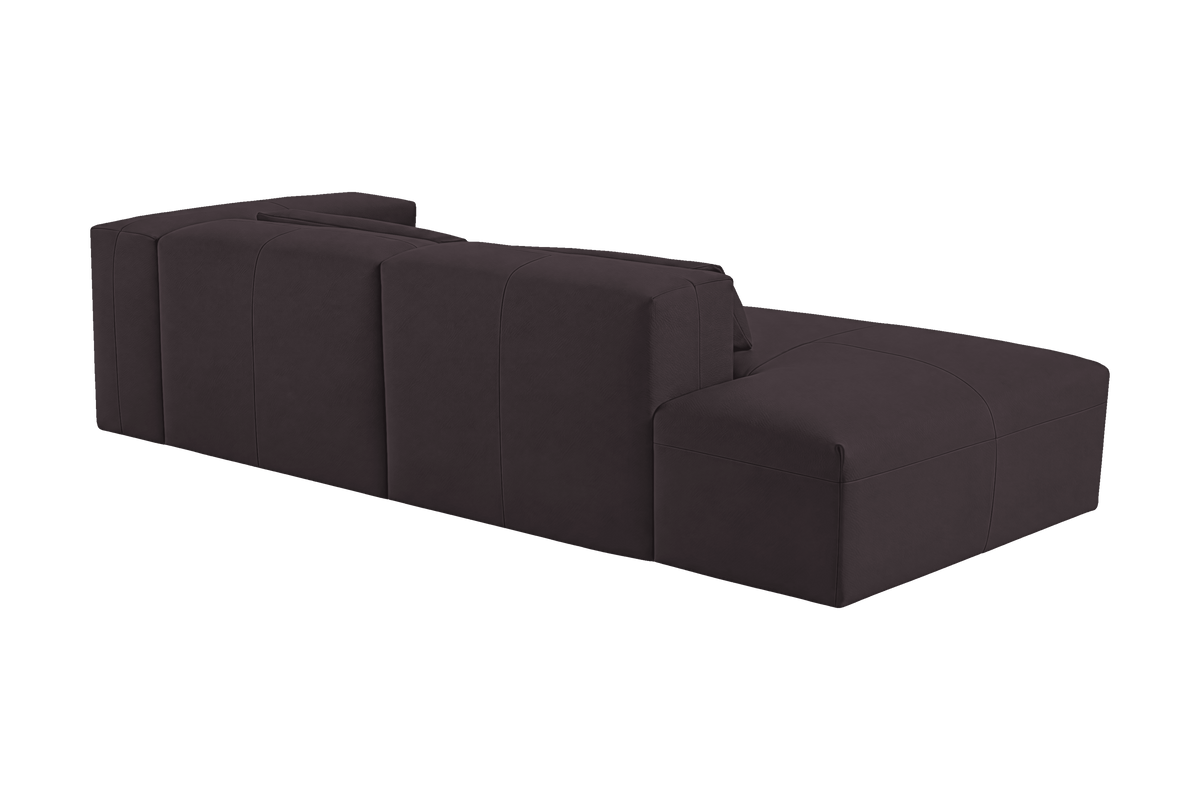 Jasmine Left Chaise Sofa in Dante Charcoal