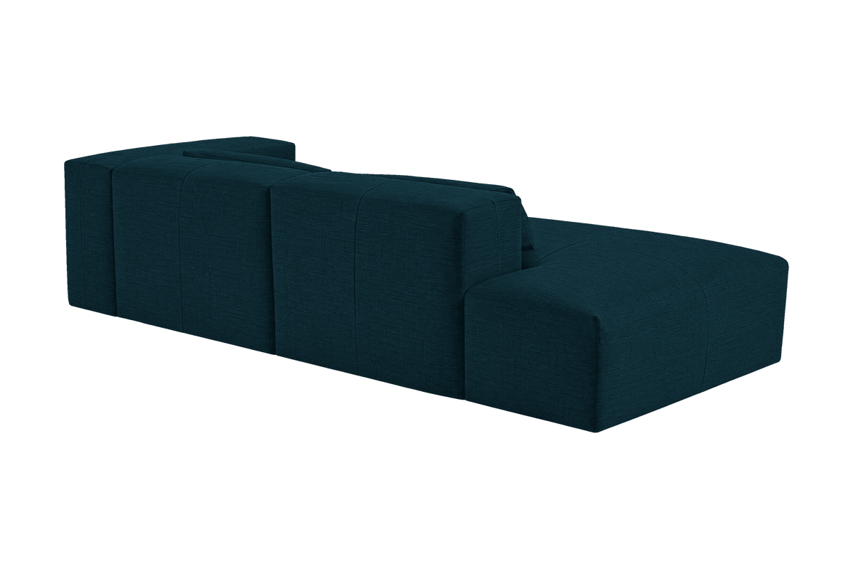 Jasmine Left Chaise Sofa in Roni Deep Lake
