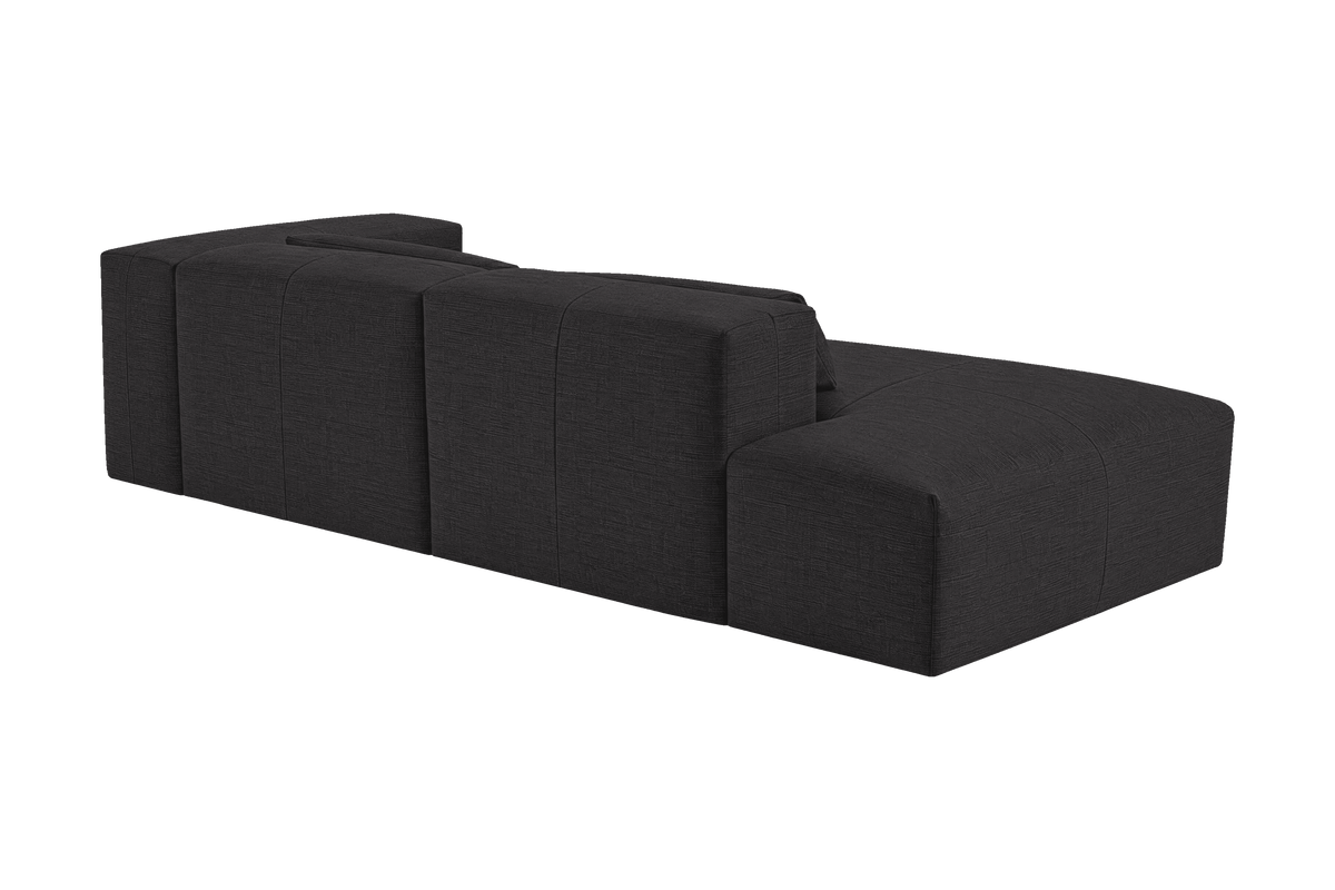 Jasmine Left Chaise Sofa in Roni Ember