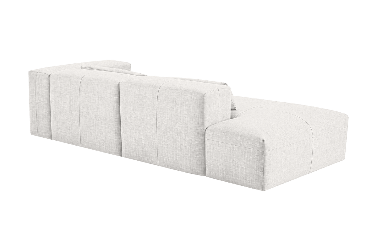 Jasmine Left Chaise Sofa in Mosquito Foam