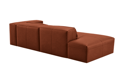Jasmine Left Chaise Sofa in Momo Grower