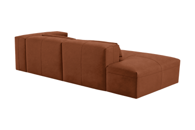 Jasmine Left Chaise Sofa in Dante Hazel