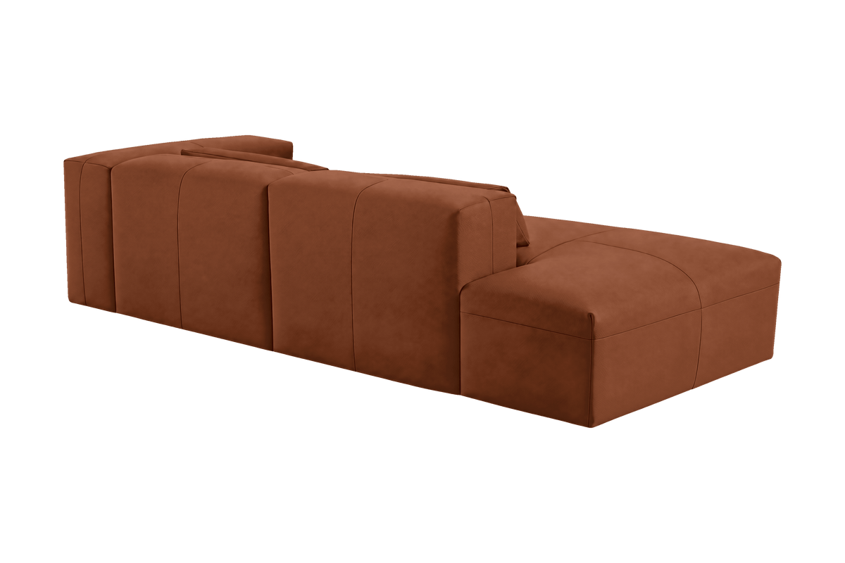 Jasmine Left Chaise Sofa in Dante Hazel