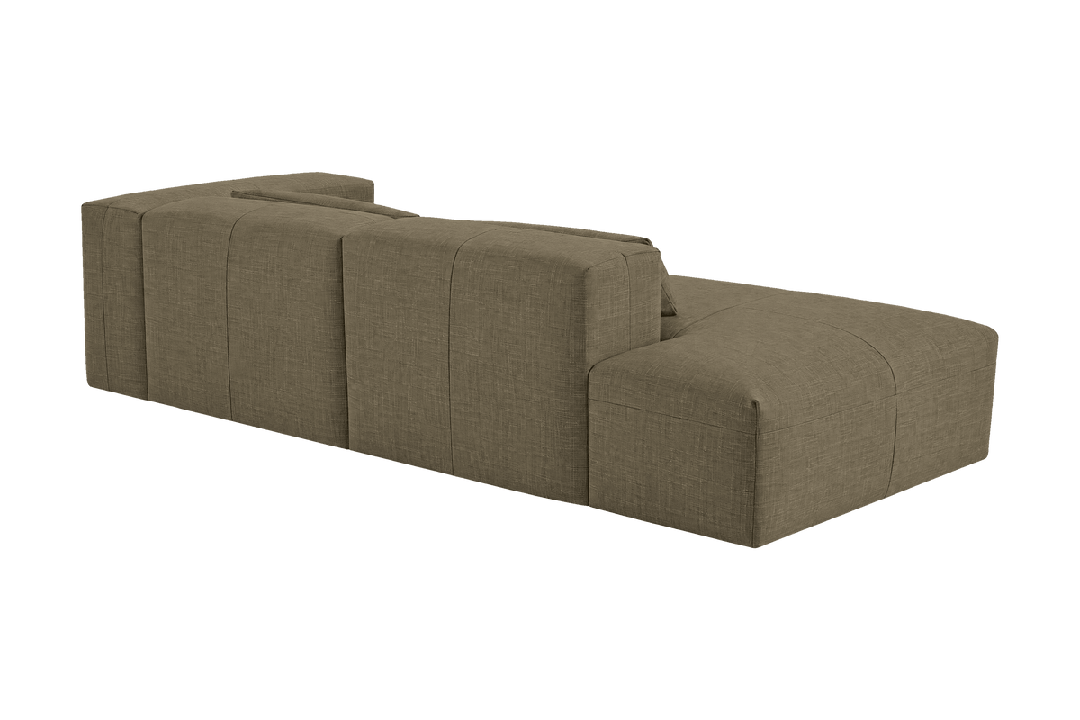Jasmine Left Chaise Sofa in Mosquito Malibu