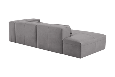 Jasmine Left Chaise Sofa in Dante Meteor