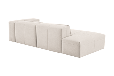 Jasmine Left Chaise Sofa in Fresco Milky