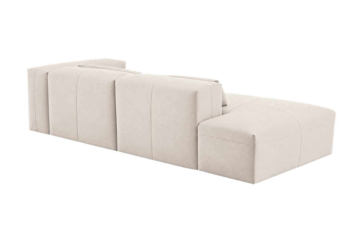 Jasmine Left Chaise Sofa in Fresco Milky