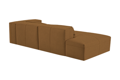 Jasmine Left Chaise Sofa in Felix Pisco