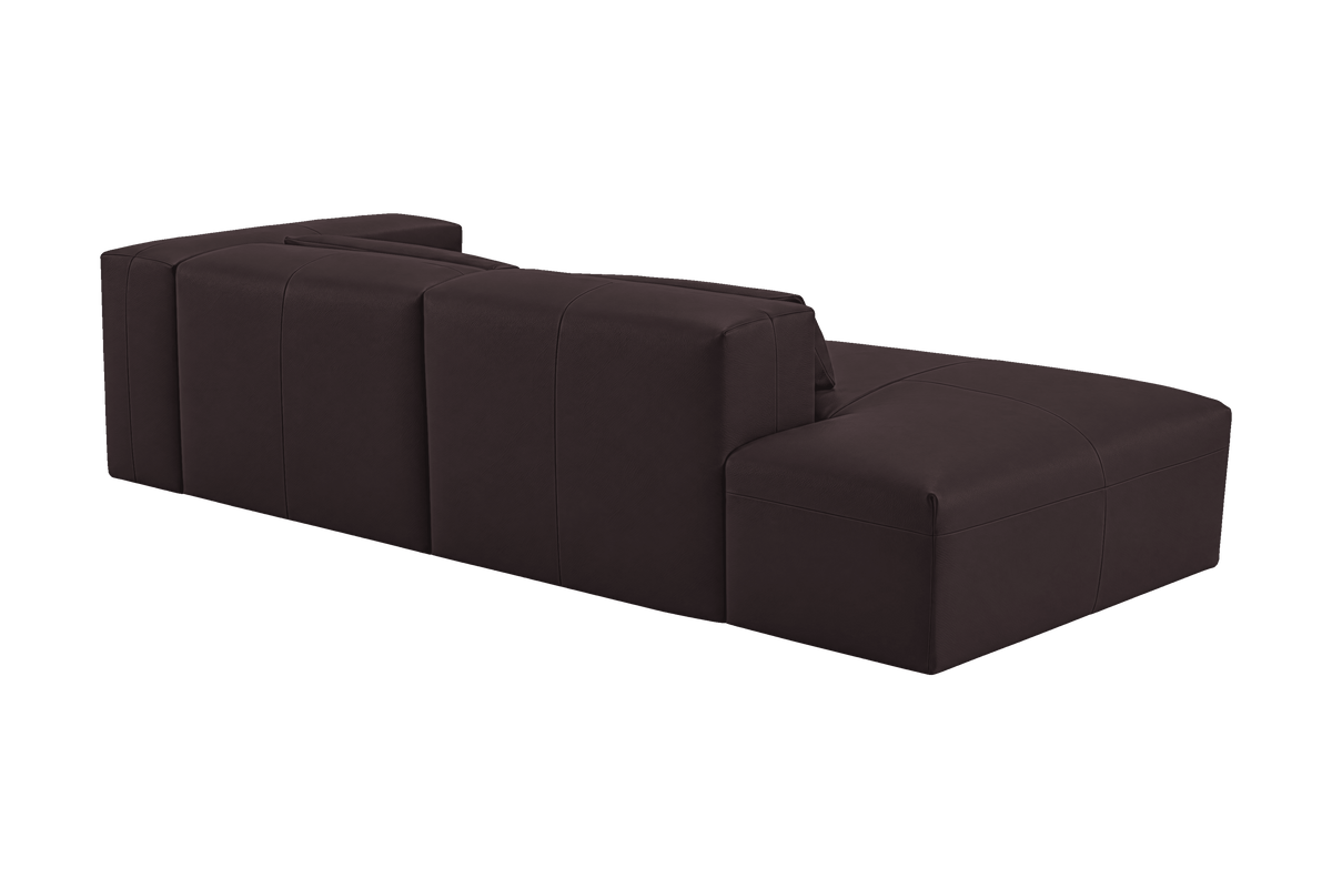 Jasmine Left Chaise Sofa in Momo Rollie