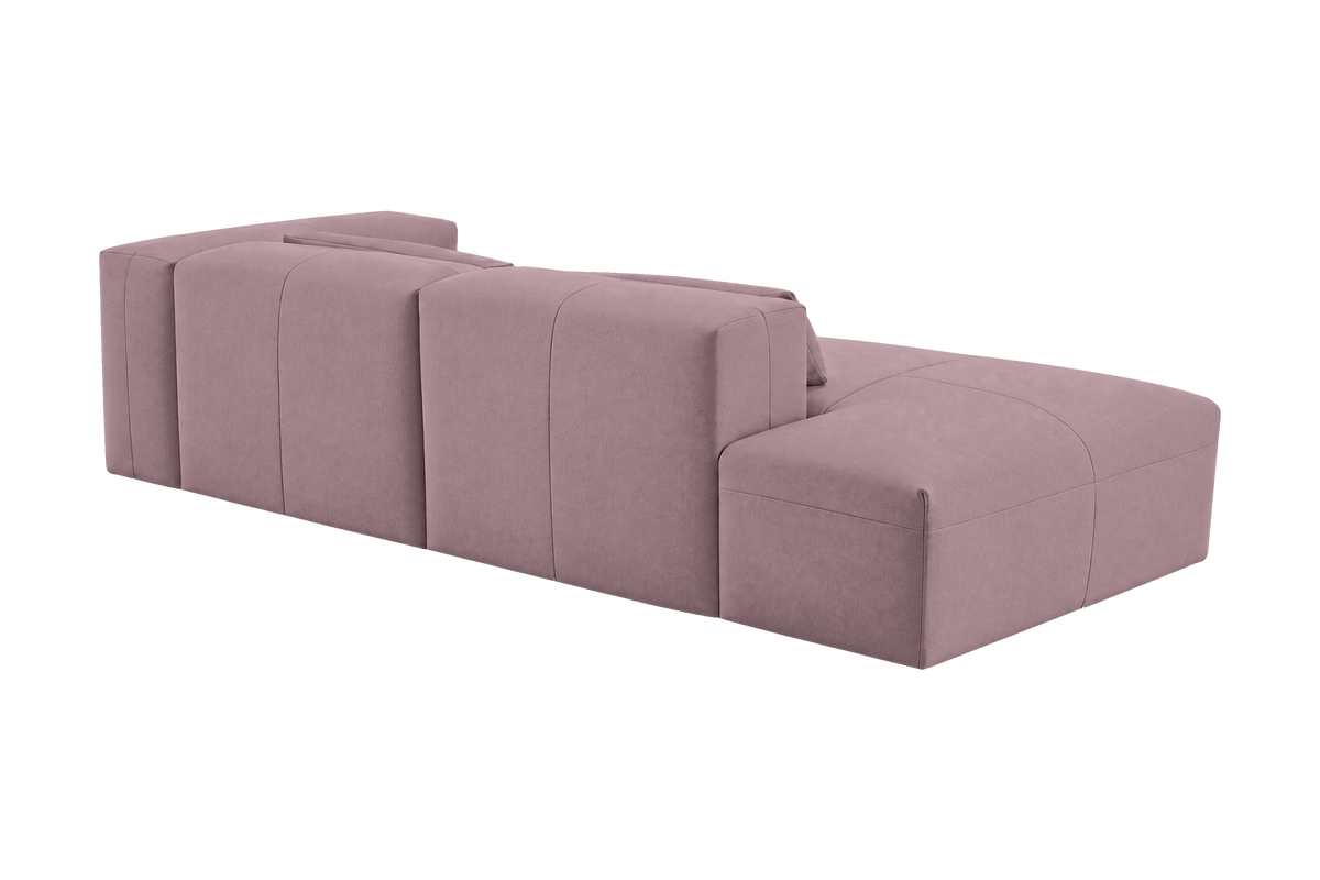 Jasmine Left Chaise Sofa in Fresco Saint-Tropez