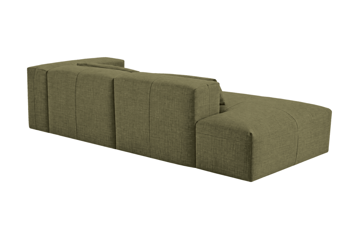Jasmine Left Chaise Sofa in Mosquito Sycamore