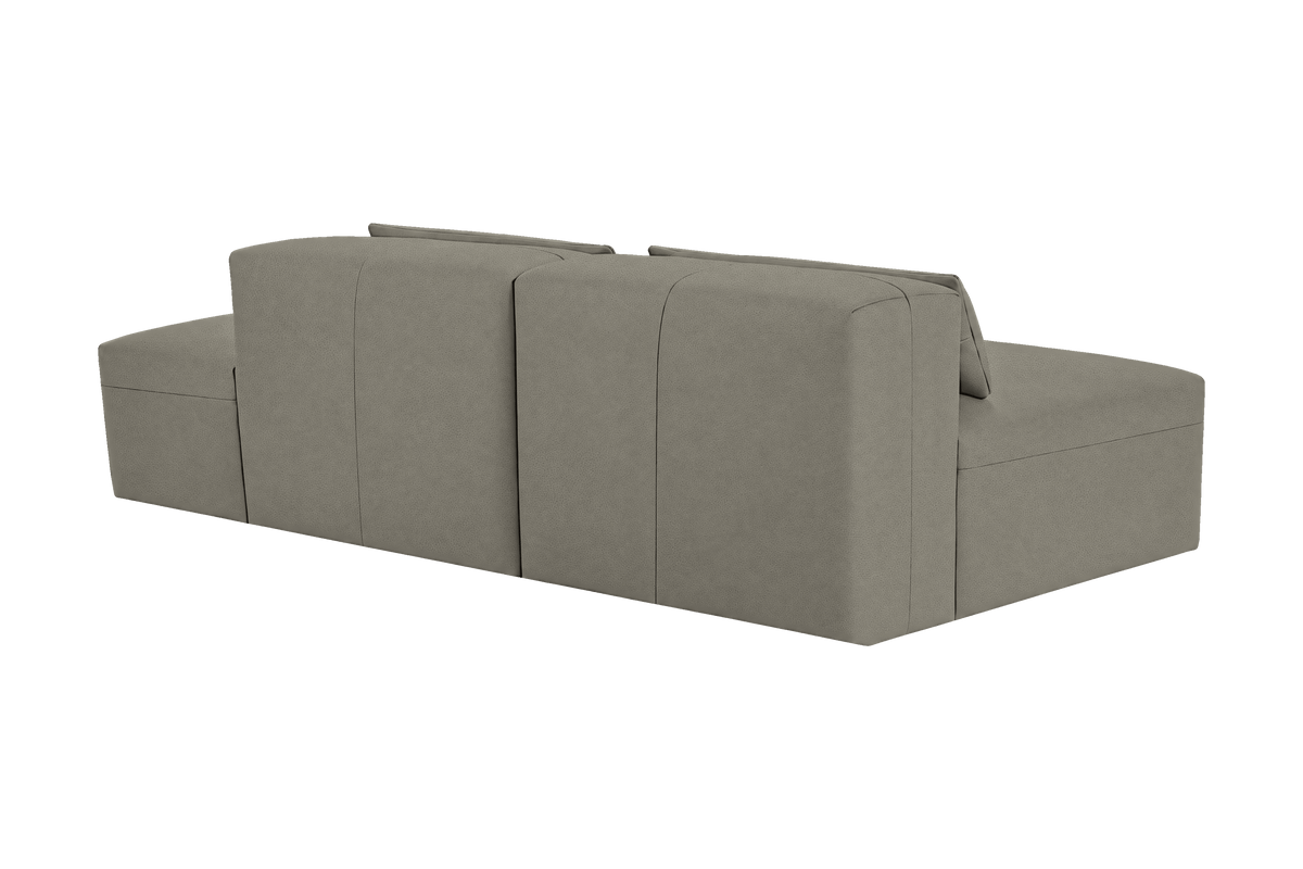 Jasmine Right Chaise Open Sofa in Felix Glace