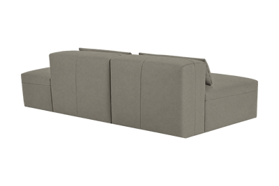 Jasmine Right Chaise Open Sofa in Felix Glace