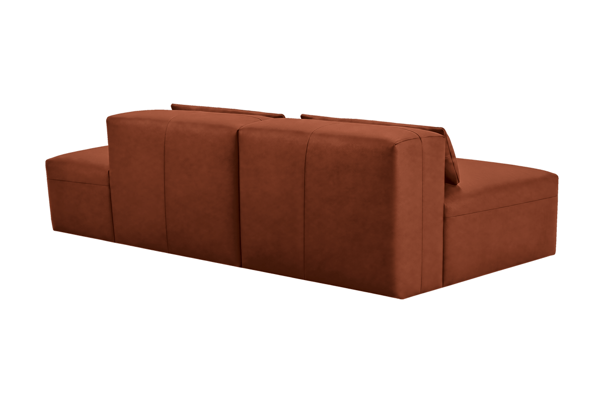 Jasmine Right Chaise Open Sofa in Momo Grower
