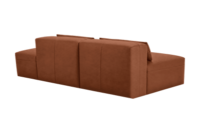 Jasmine Right Chaise Open Sofa in Dante Hazel