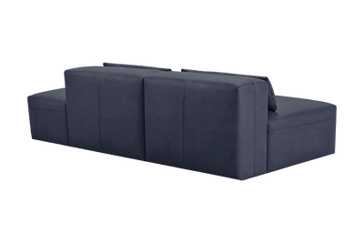 Jasmine Right Chaise Open Sofa in Momo Midnight