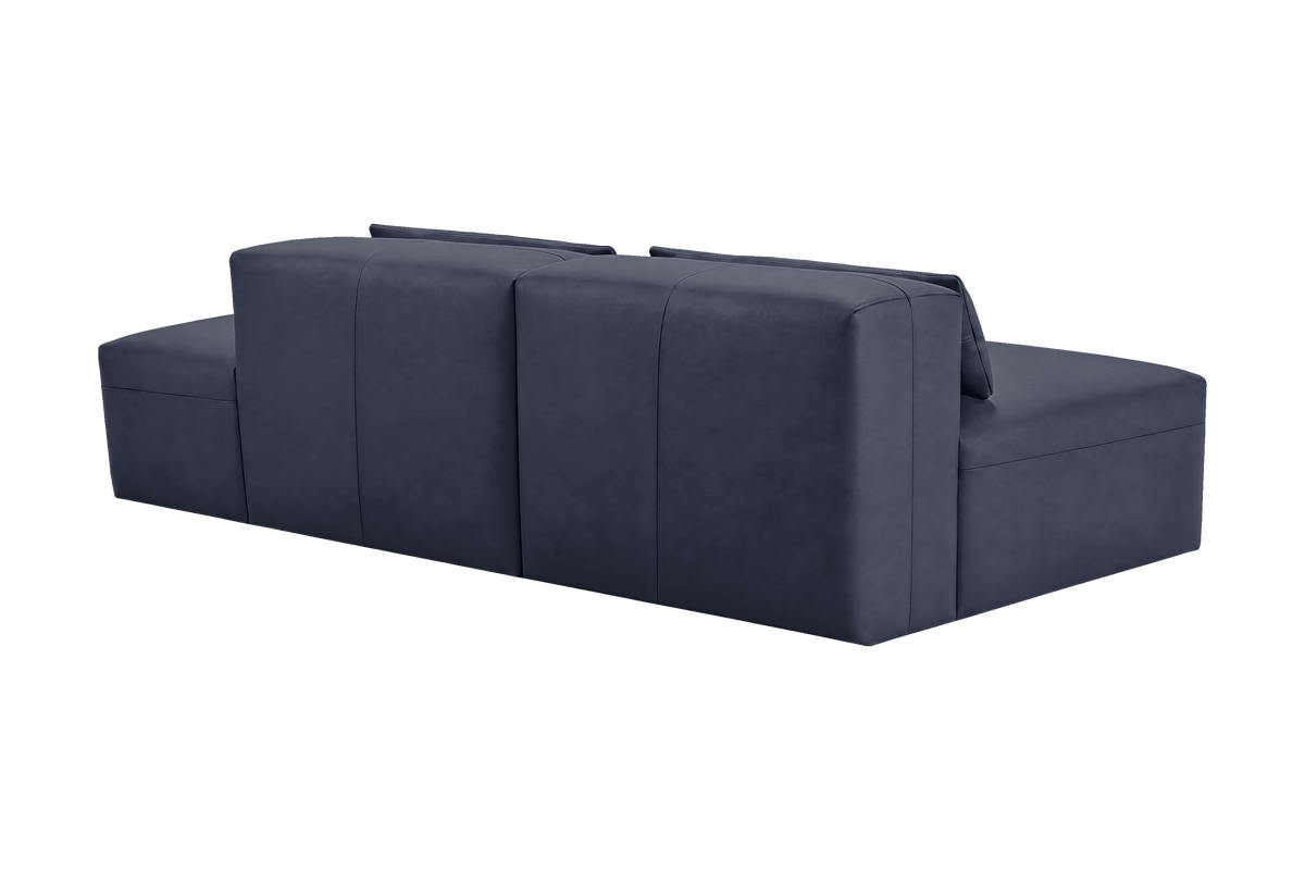 Jasmine Right Chaise Open Sofa in Momo Midnight