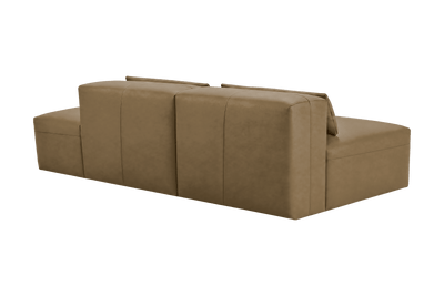Jasmine Right Chaise Open Sofa in Momo Olivia