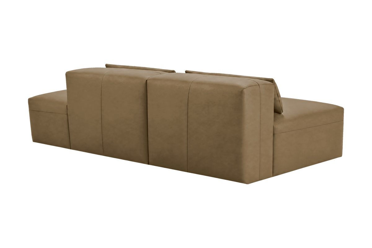 Jasmine Right Chaise Open Sofa in Momo Olivia