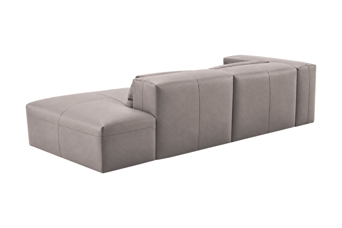 Jasmine Right Chaise Sofa in Momo Ash