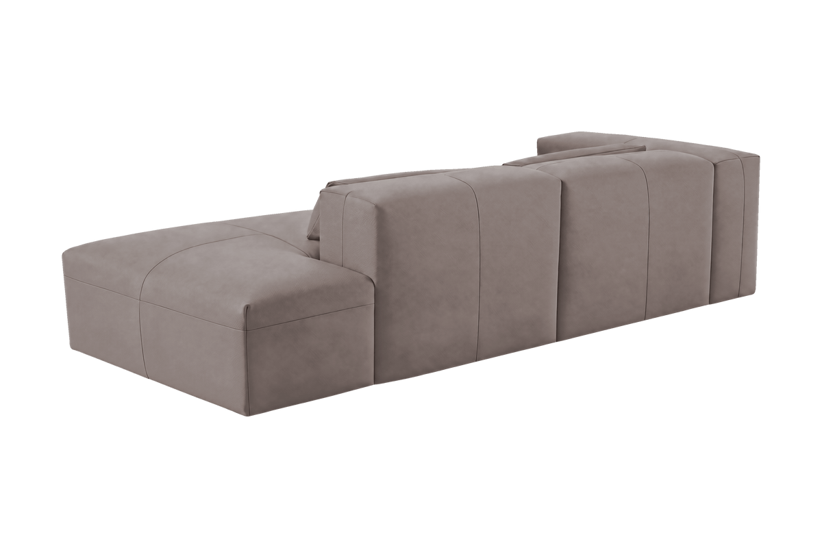 Jasmine Right Chaise Sofa in Dante Cos