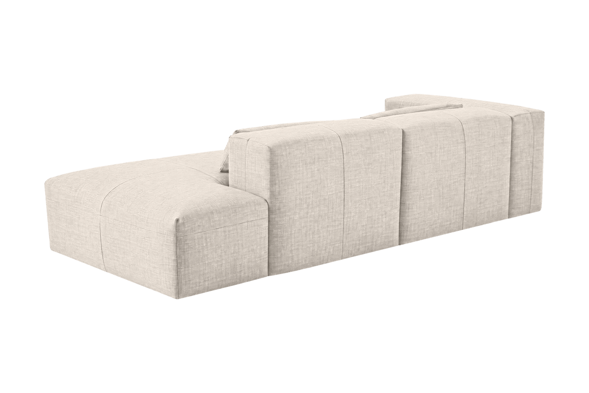 Jasmine Right Chaise Sofa in Mosquito Cracker