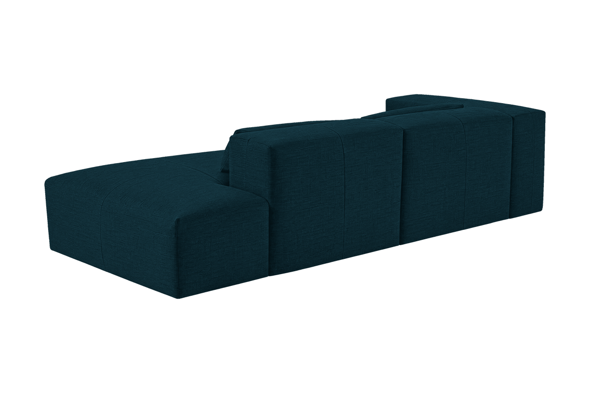Jasmine Right Chaise Sofa in Roni Deep Lake